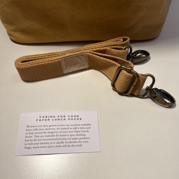 SoYoung Paper Lunch Poche, Natural Tan, Kraft Paper ORIGINAL design, NWT - Picture 8 of 13